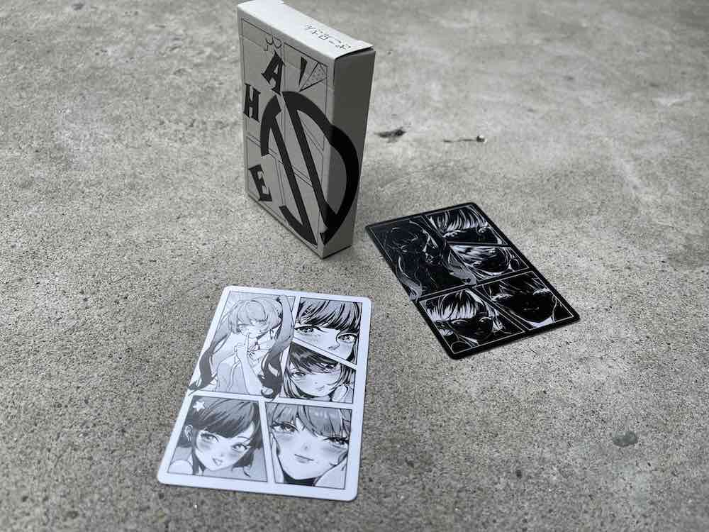 AHEGAO v2 V3 ACGN Comic Playing Cards
