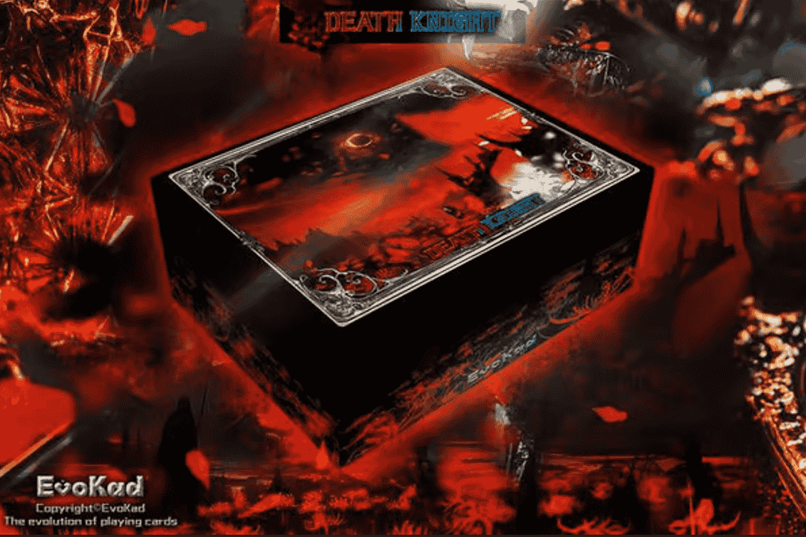 Death Knight Playing Card By Evokad