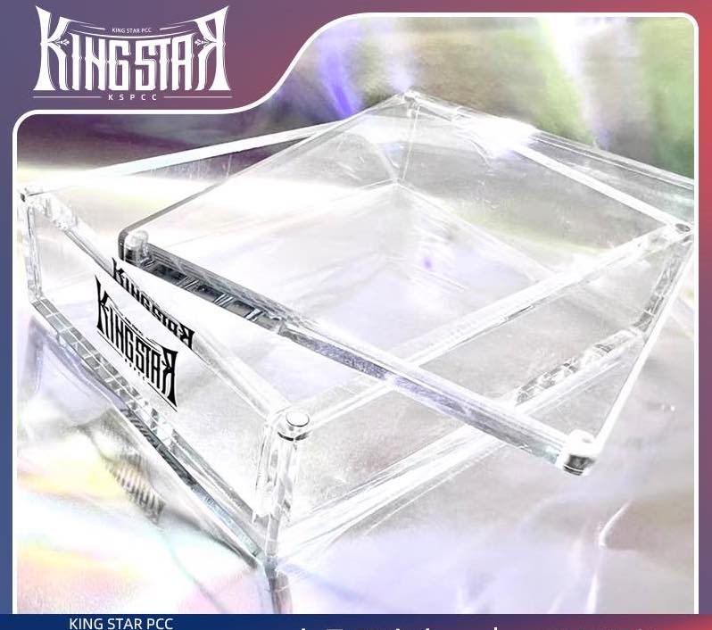 Acrylic Display Case Box with KingStar logo Decksrock Acrylic Display Case Box with KingStar logo Decksrock