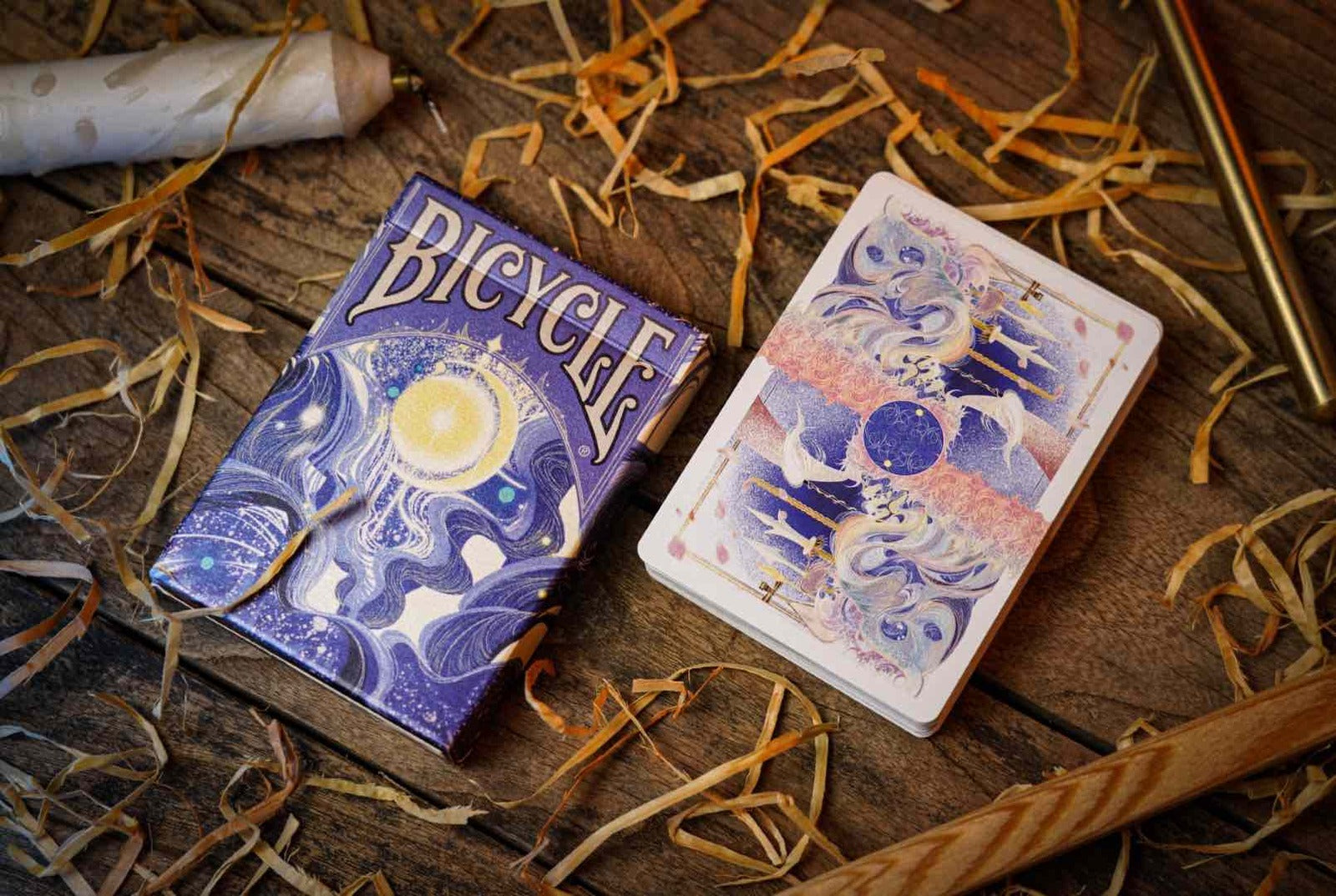 Mist Bicycle Playing Cards by Barry Secondary image