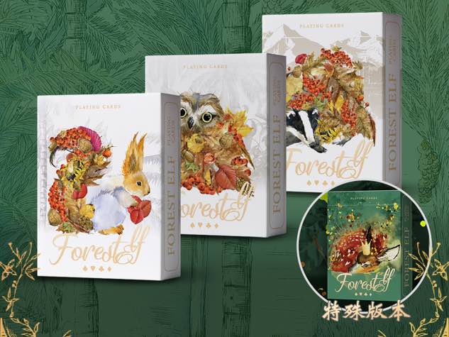 Forest Elf Playing Cards by TCC