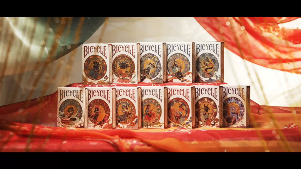 Bicycle Dunhuang Chinese Zodiac twelve tuck boxes
