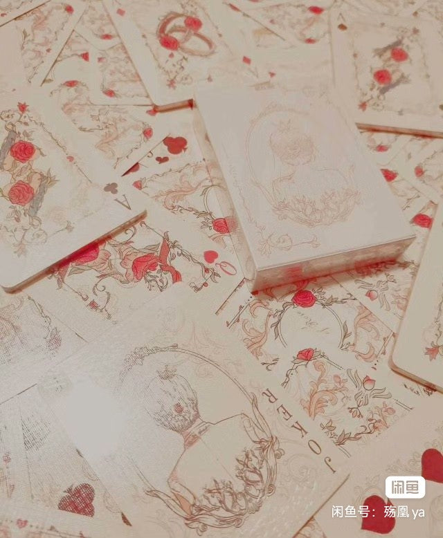 Warm Rose Playing Cards by Acelion KingStar
