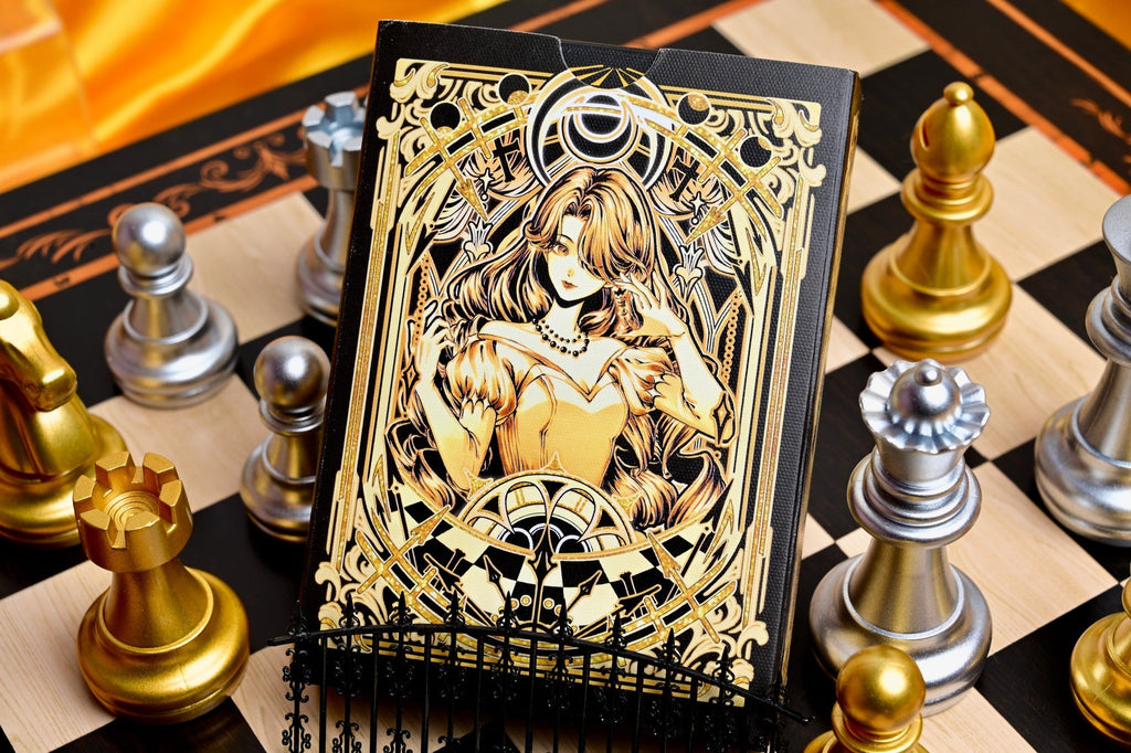CHESS Black Standard deck and tuck box