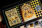CHESS collector box opened with two decks