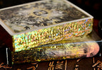 Rebirth Lullaby gilded card edges and laser finish