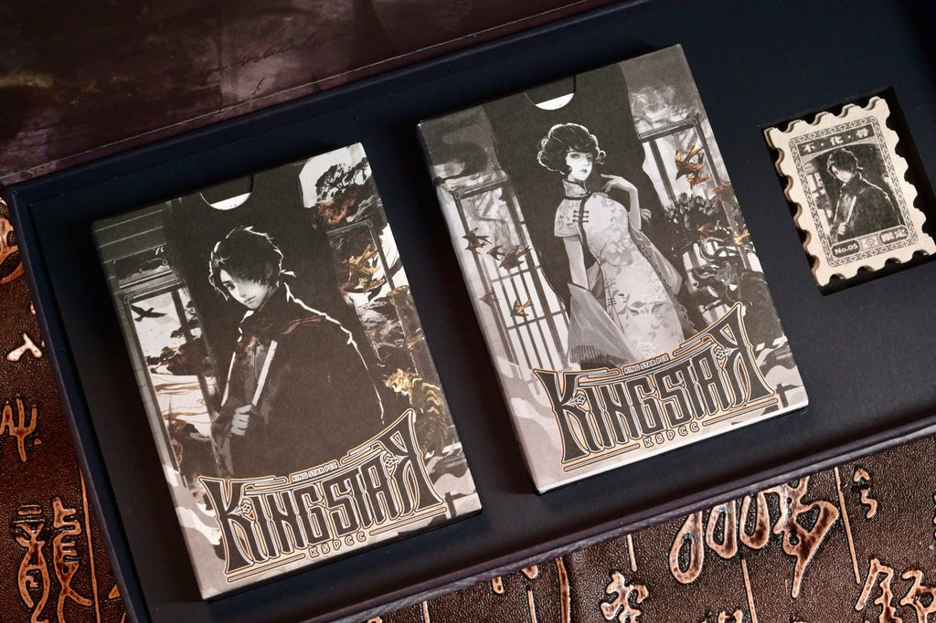 Iron Unchain and Willow Drift decks inside the Divine Artifact Collector's Box