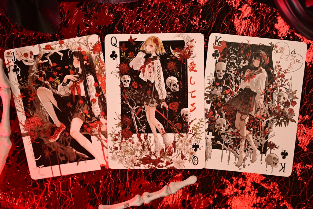 Flower deck custom court cards