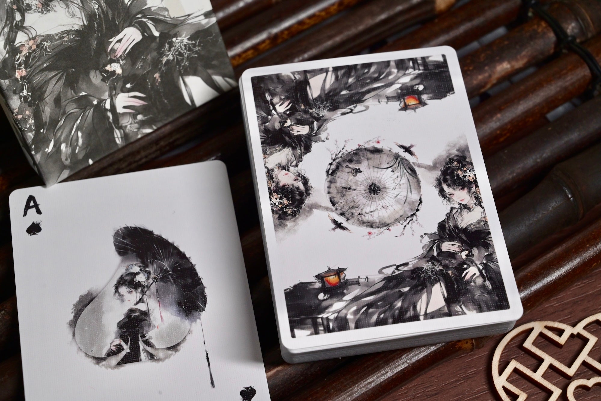 Hidden Fragrance V2 Empty Valley card back and Ace