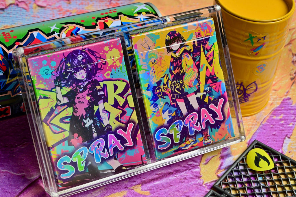 Shinjuku Spray Girls numbered acrylic gilded collector set