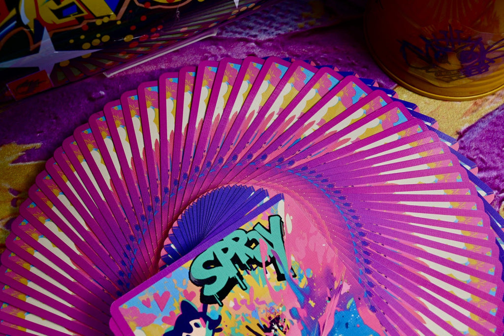 Shinjuku Spray Girls colorful card fan