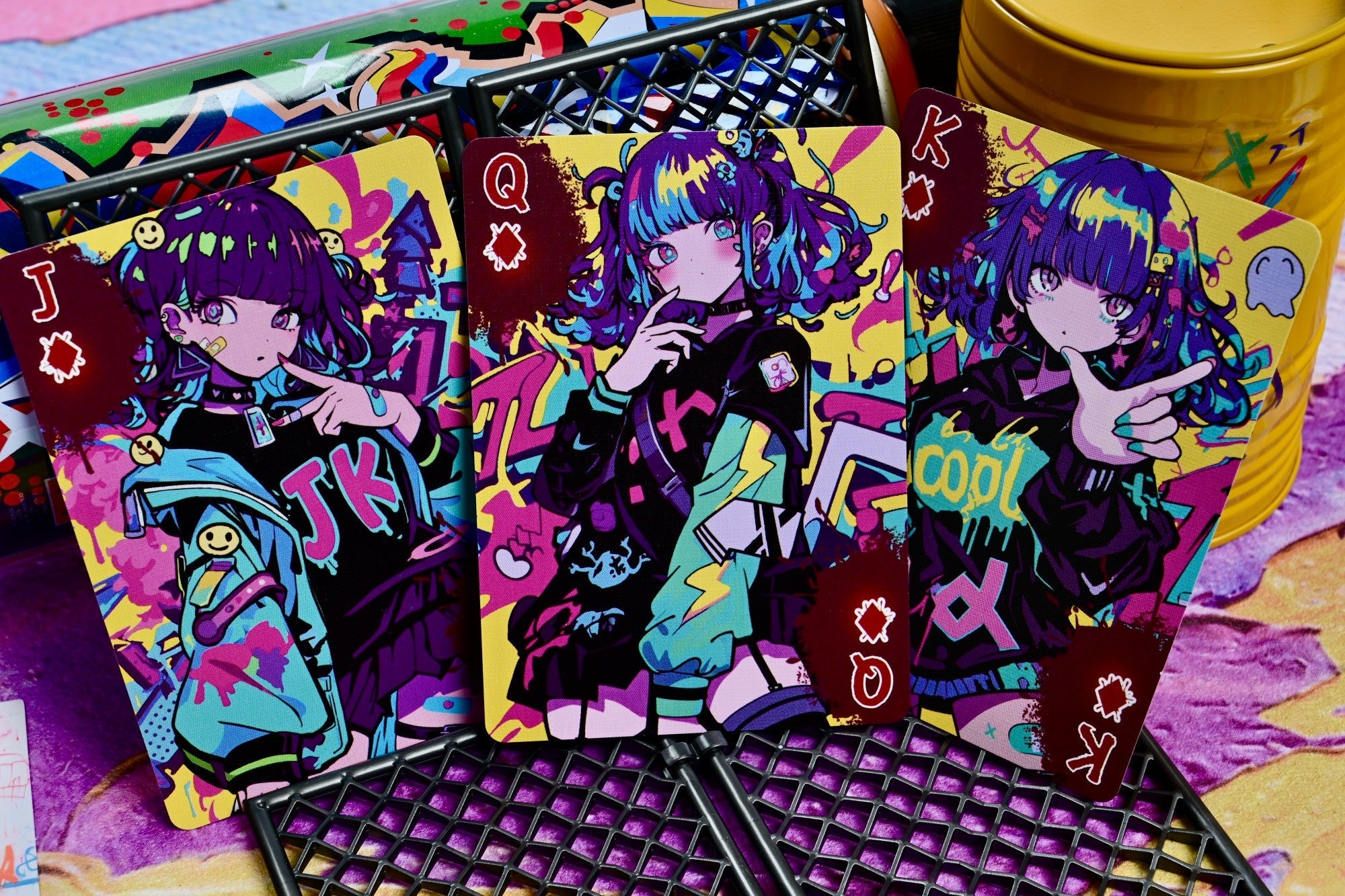 Shinjuku Spray Girls V1 custom court cards