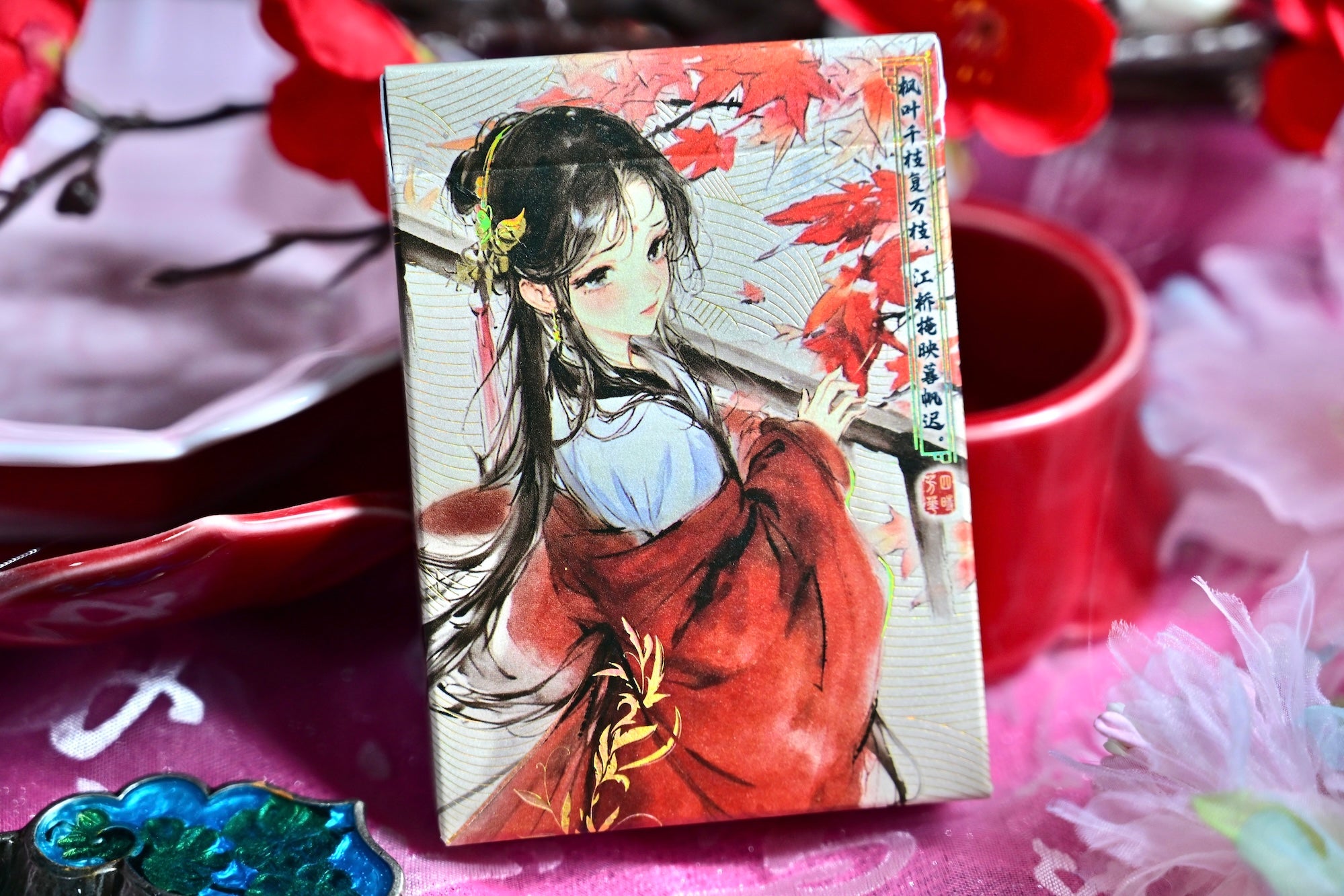 Goddess of Autumn playing cards from The Splendor of the Four Seasons series
