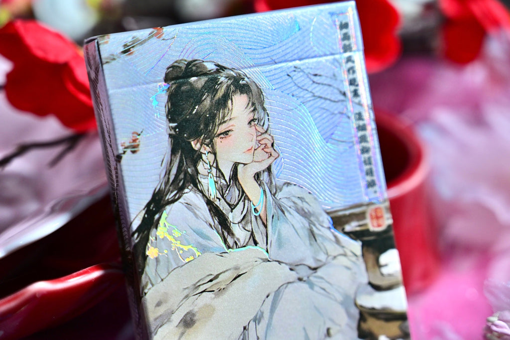 The Splendor of the Four Seasons playing cards artwork detail