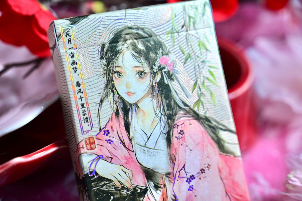 The Splendor of the Four Seasons playing cards artwork detail