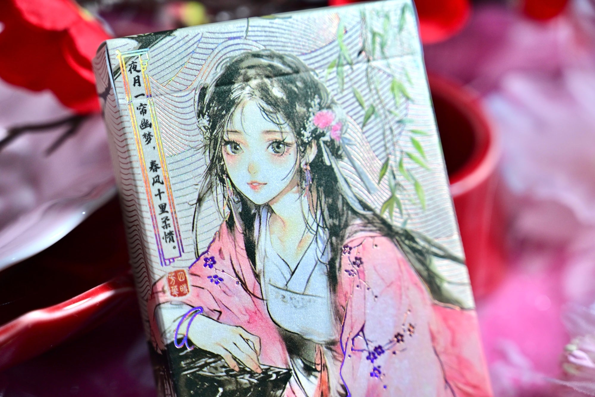 The Splendor of the Four Seasons playing cards artwork detail