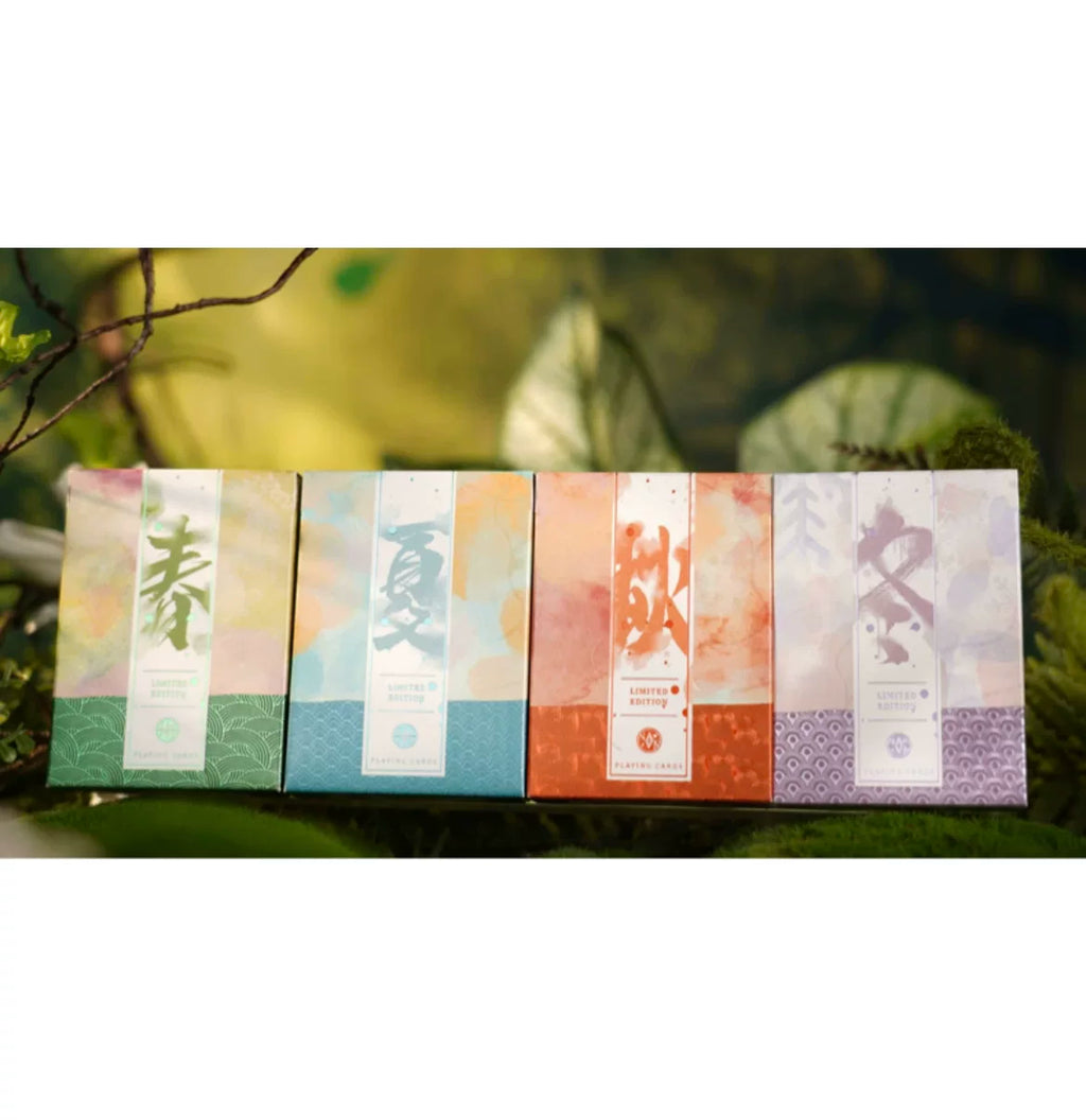NANA Four Seasons four tuck boxes lined up in a row