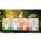 NANA Four Seasons four tuck boxes lined up in a row
