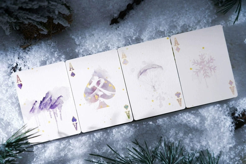 NANA Four Seasons Winter aces with snow motifs