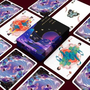 Flower Moon Clothes Playing Cards