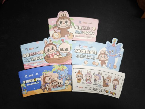 Luckin Coffee PopMart Labubu Coffee Cup Sleeve